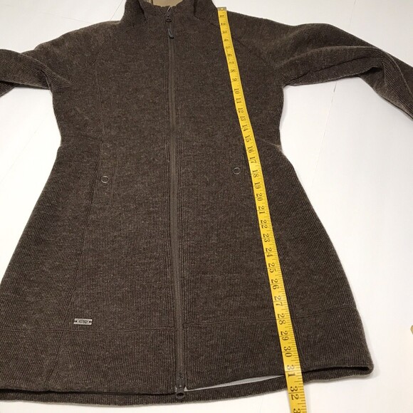 Outdoor Research Womens Salida Long Hoody Wool Size S brown - Picture 7 of 10